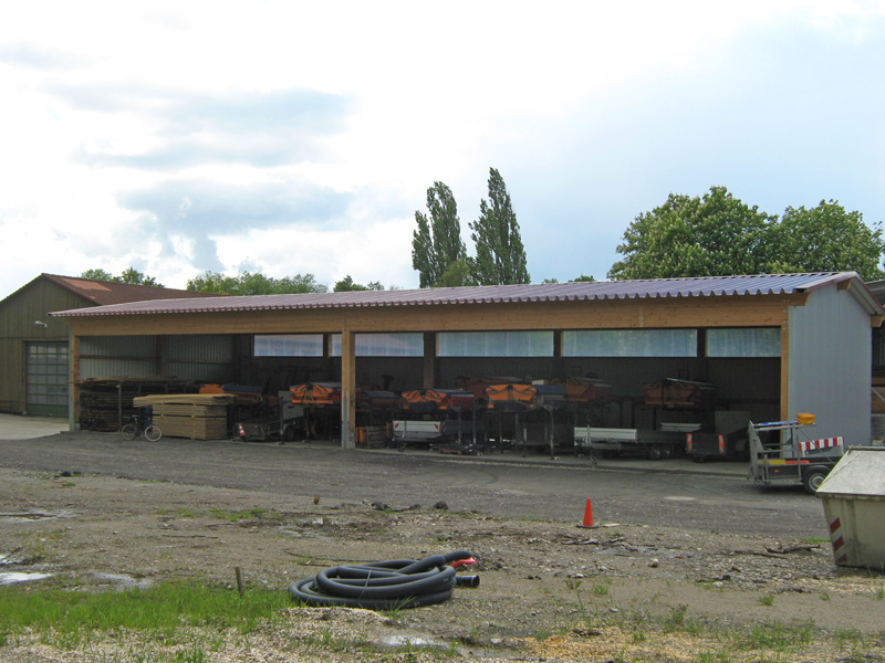 Gewerbe Groha Gewerbehallen Carports LKW Ports